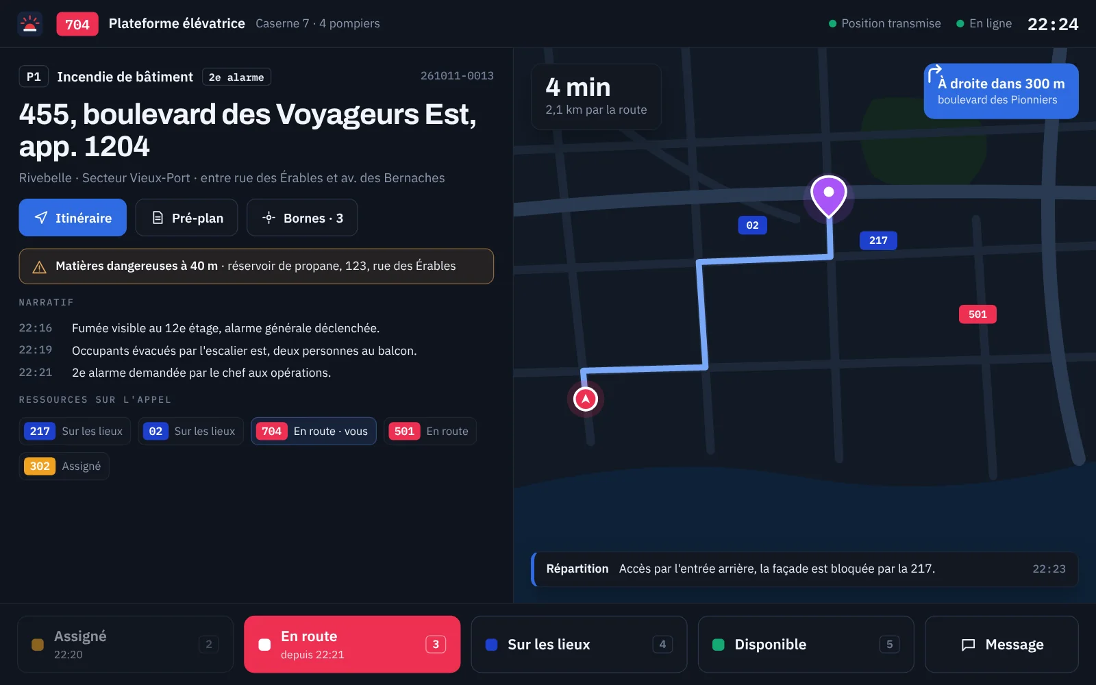 Application véhiculaire de KeryX
